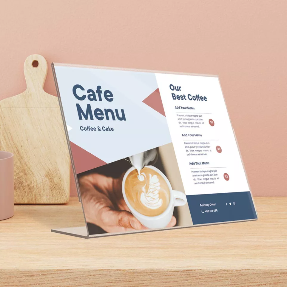 Europel folderhouder, met L-voet, ft...