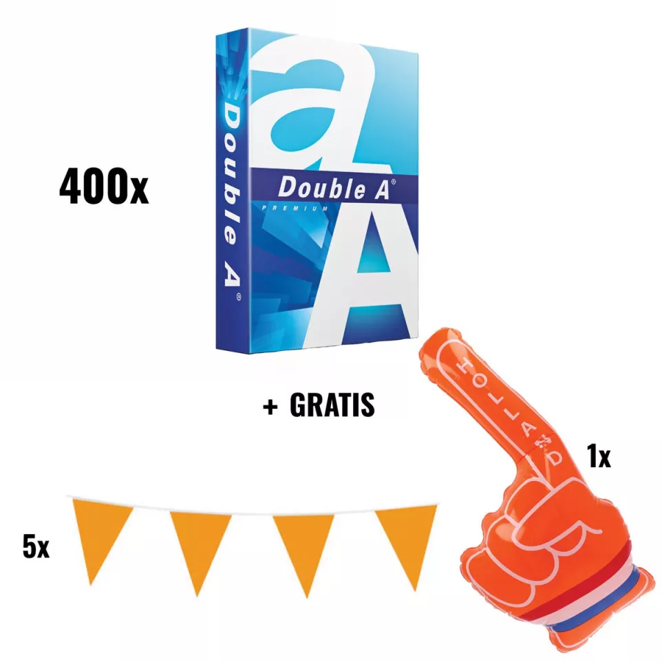 ACTIE: 400 x Double A printpapier A4,...