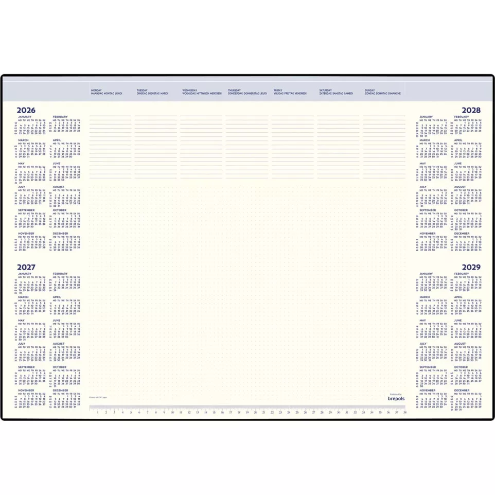 Brepols Desk Mate Desk Pad 2026