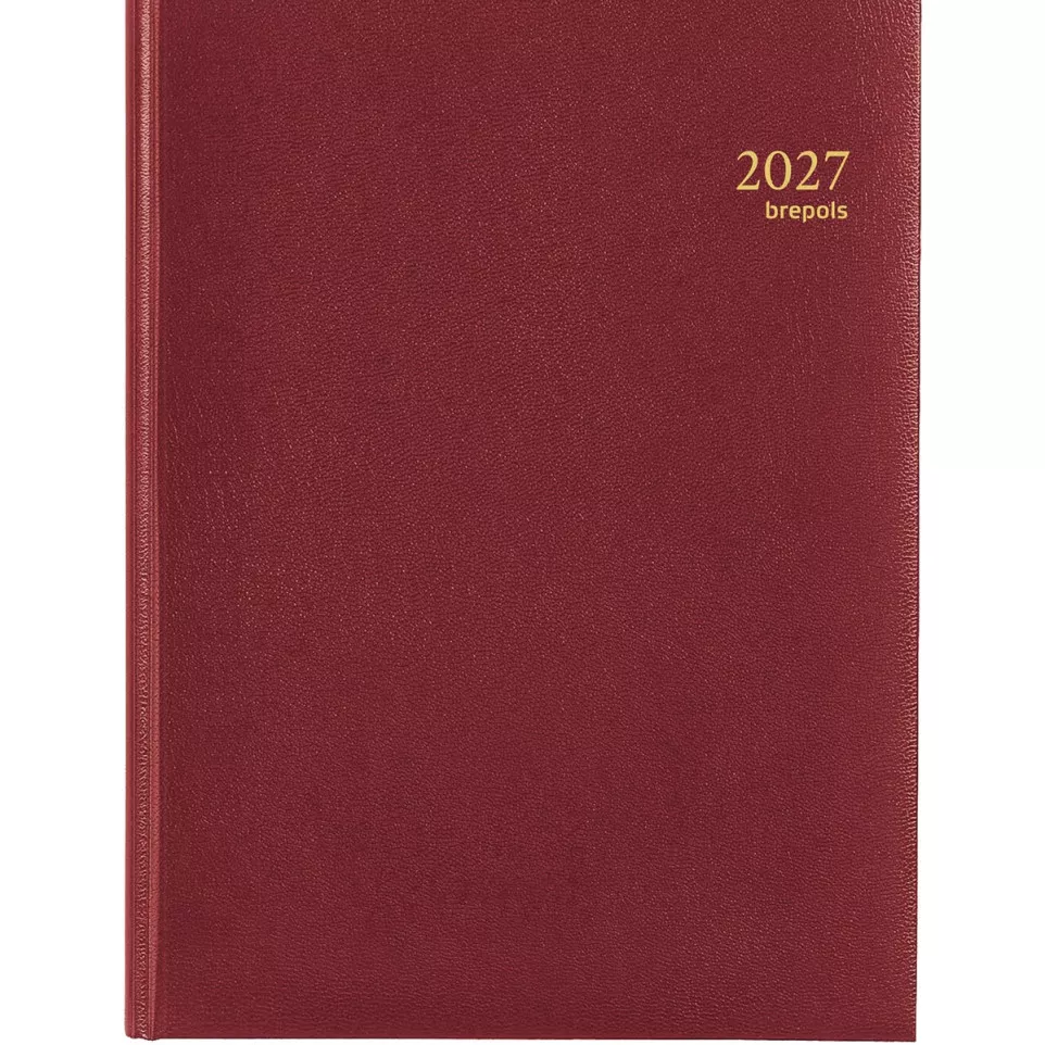 Brepols Lima Desk Diary Bordeaux 2027