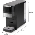Domo koffiezetapparaat 4-in-1 (Nespresso, Dolce gusto, pads, gemalen koffie), zwart