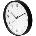 MAUL wandklok Drip, quartz, diameter 30,5 cm, kunststof kader, zwart