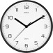 MAUL Drip Wall Clock Quartz 25.5 cm Diameter Plastic Frame Black
