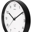 MAUL wandklok Drip, quartz, diameter 25,5 cm, kunststof kader, zwart
