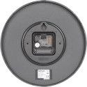 MAUL Drip Wall Clock Quartz 25.5 cm Diameter Plastic Frame Black