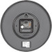 MAUL Drip Wall Clock Quartz 25.5 cm Diameter Plastic Frame Black