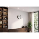 MAUL Drip Wall Clock Quartz 25.5 cm Diameter Plastic Frame Black