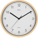 MAUL Grain Wall Clock Quartz Diameter 31 cm Plastic Frame Light Wood