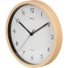 MAUL Grain Wall Clock Quartz Diameter 31 cm Plastic Frame Light Wood