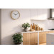 MAUL Grain Wall Clock Quartz Diameter 31 cm Plastic Frame Light Wood