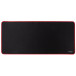 Q-CONNECT tapis de bureau et tapis de souris, ft 90 x 40 cm, noir avec bord rouge