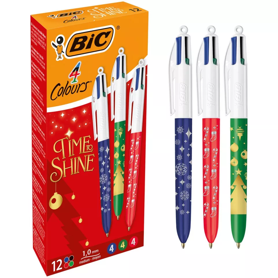 Bic 4-kleurenbalpen Time to Shine,...