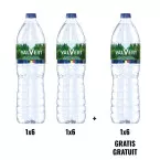 ACTION VALVERT: 2 + 1 GRATUIT: Valvert eau, bouteille de 1,5 litre, 6 pièces (réf. 053805)
