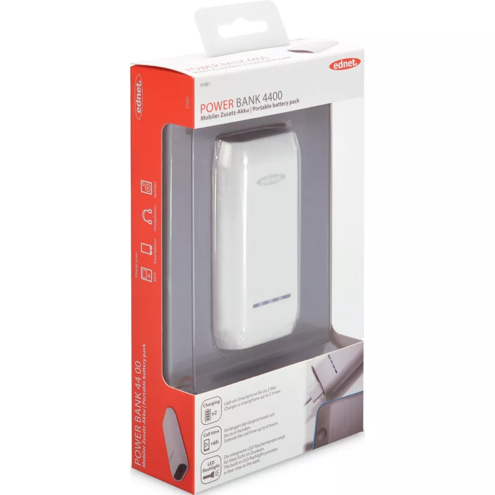 Ednet chargeur mobile 4400mAh