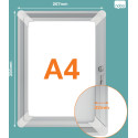 Nobo clicklijst Premium Plus, en aluminium, verrouillable, ft A4