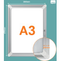 Nobo clicklijst Premium Plus, en aluminium, verrouillable, ft A3