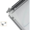 Nobo clicklijst Premium Plus, en aluminium, coins renforcés, ft A3