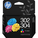 HP cartouche d'encre 302/304, 100 pages, OEM B7RT6AE, 3 couleurs