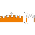 Lame de scie multi-circulaire HW 160 x 20 - 30 dents / pce