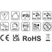Kinetische schakelaar S2 - 1 zone, wit / pce