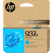 HP 937e Ink Cartridge 1650 Pages OEM 4S6W6NE Cyan