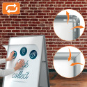 Nobo chevalet porte-affiche Essence, en aluminium, argent, ft A1