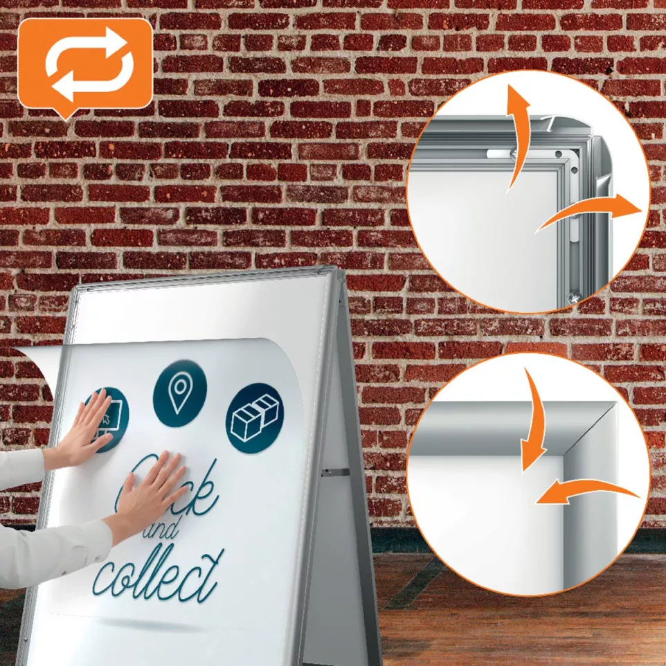 Nobo chevalet porte-affiche Essence,...