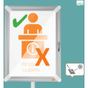 Nobo Premium Plus Lockable Floor Standing Information Display A3