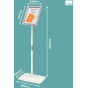 Nobo Premium Plus A4 Floor Stand Information Standard