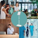 Nobo Premium Plus A4 Floor Stand Information Standard