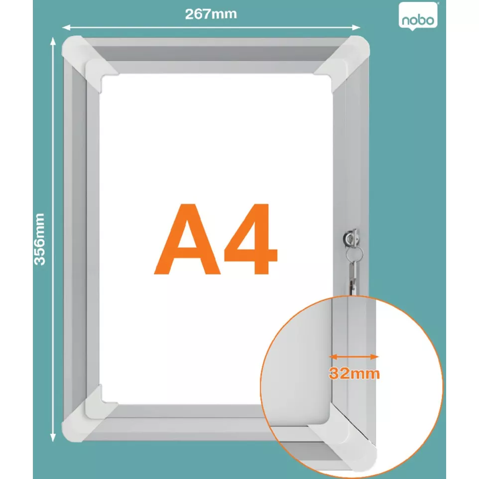 Nobo Premium Plus Lockable Aluminium...