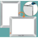 Nobo Premium Plus Lockable Aluminium Click Frame A4