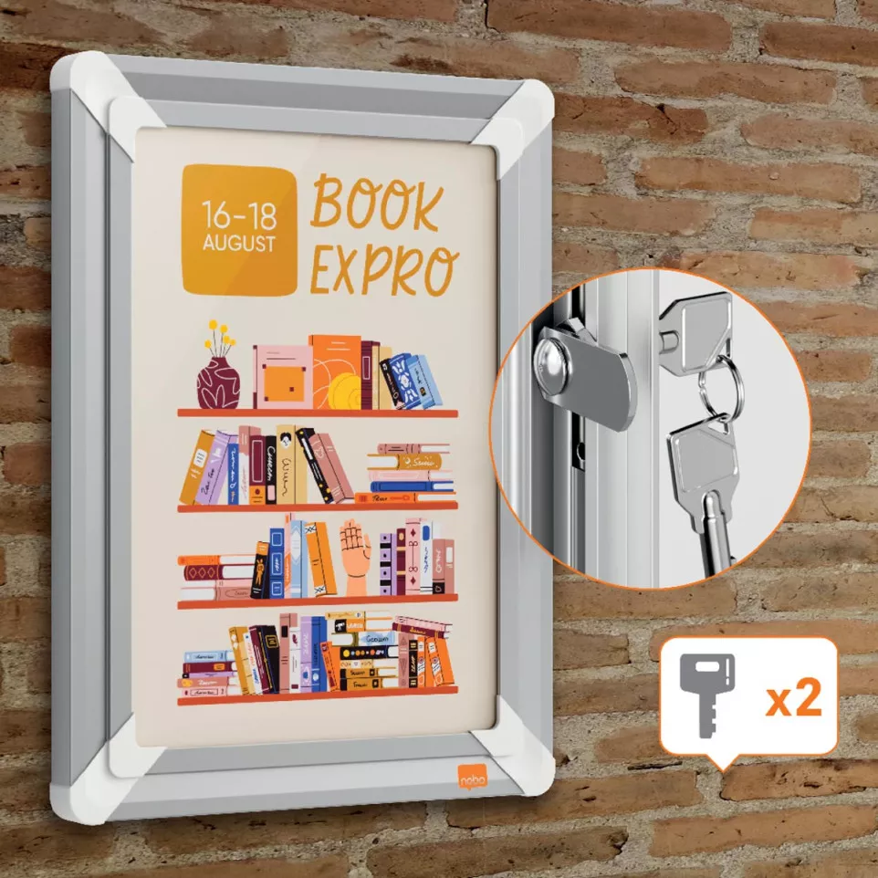 Nobo Premium Plus Lockable Aluminium...