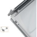 Nobo Premium Plus Aluminium Click Frame with Reinforced Corners A4