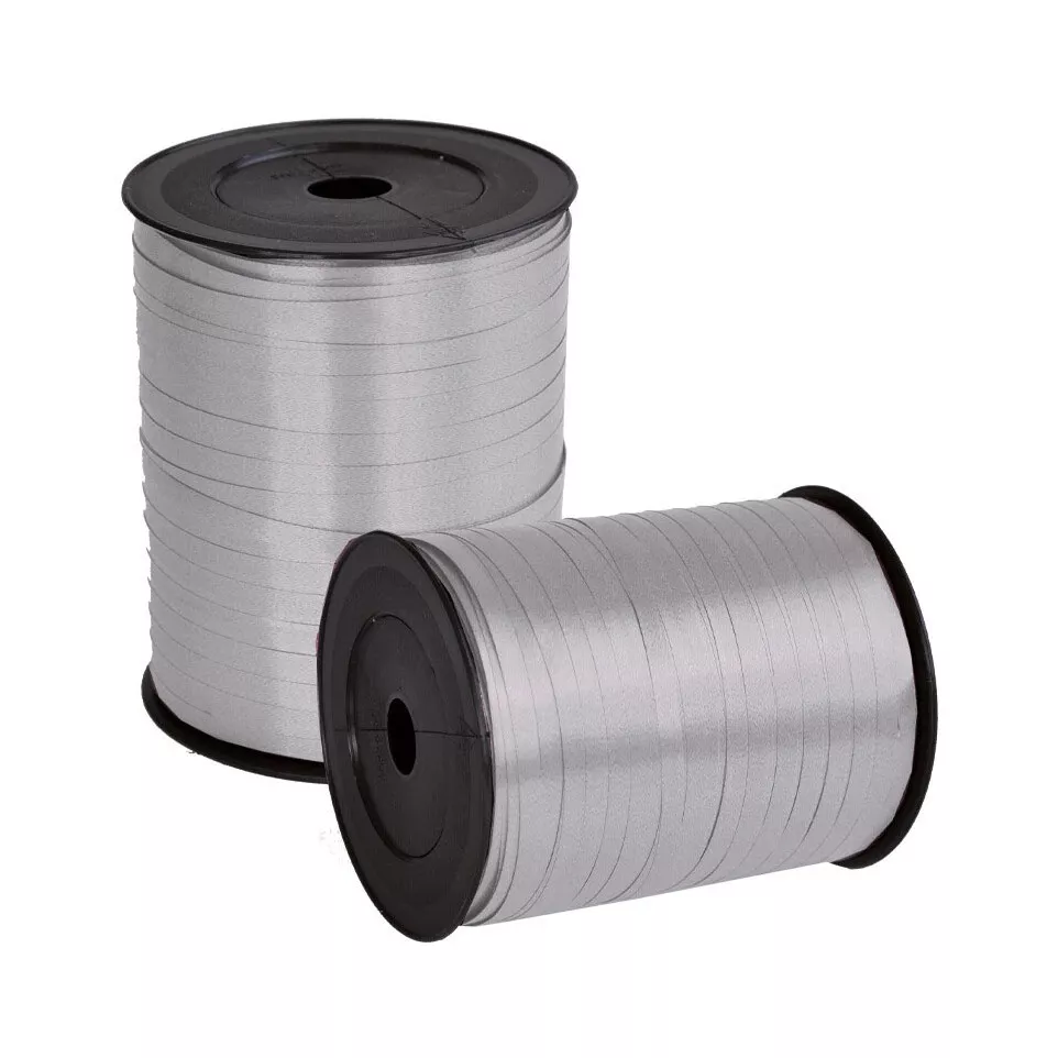 Gift ribbon 5 mm x 500 m silver