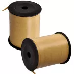 Ruban cadeau, 10 mm x 250 m, or