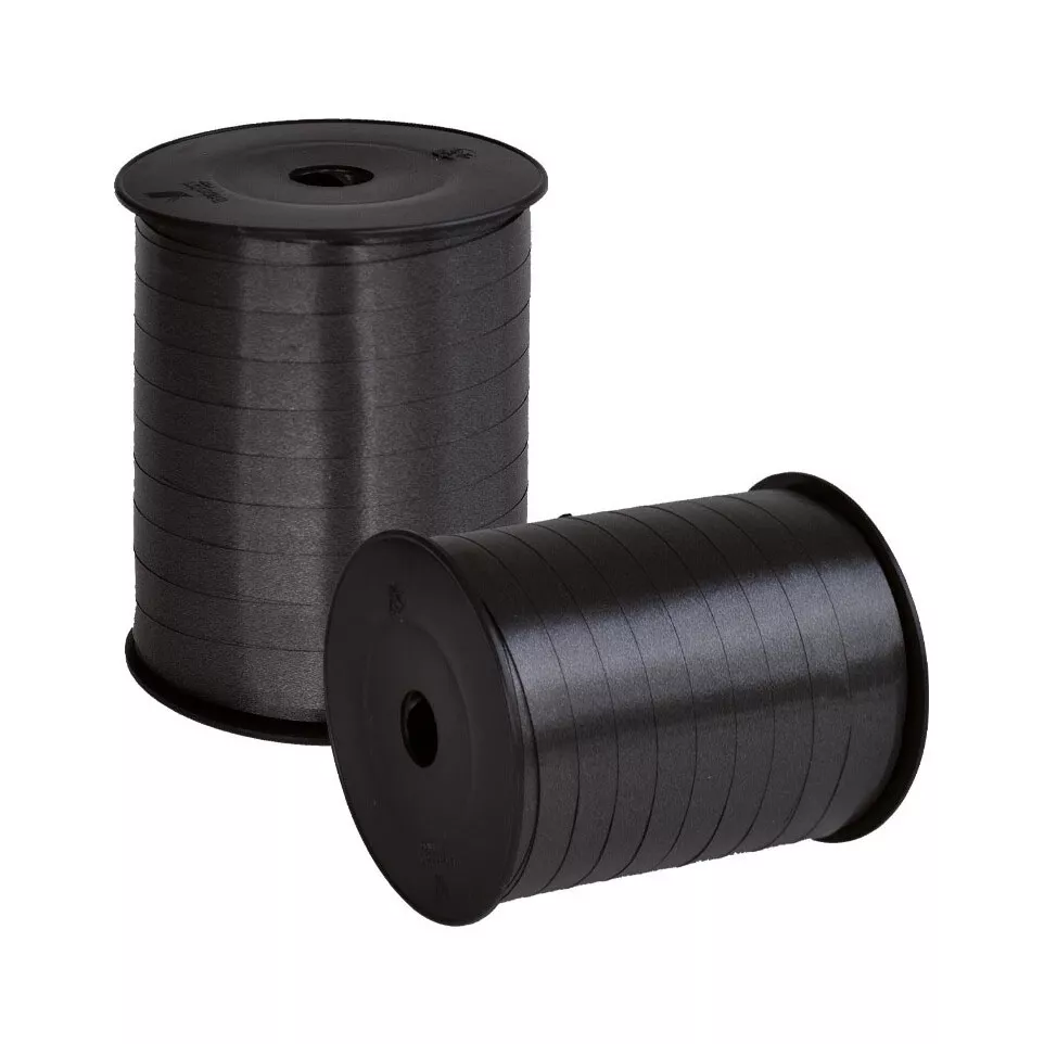 Inpaklint, 10 mm x 250 m, zwart