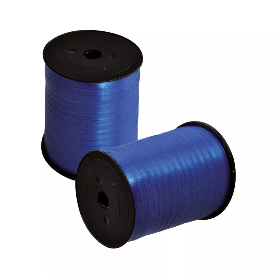 Ruban cadeau, 5 mm x 500 m, bleu