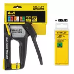 ACTIE STANLEY: 1 x Fatmax nietpistool 4 in 1 + GRATIS 1 x nietjes type A, doos van 1.000 nietjes