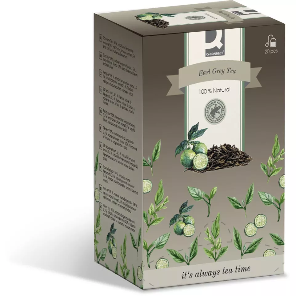 Q-CONNECT thee, earl grey, zakje van...