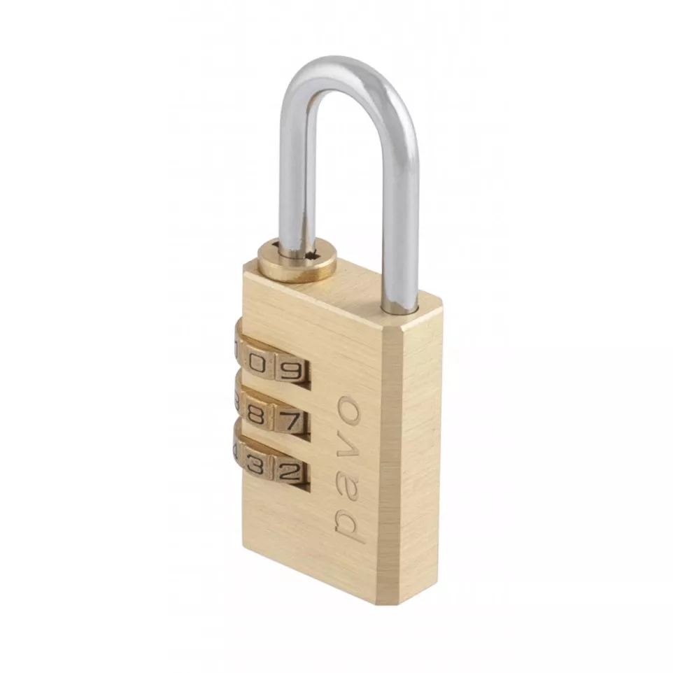 Pavo hangslot 28 mm, met cijferslot