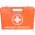 Carpoint First Aid Kit 166 Pieces with Wall Mount Orange