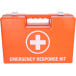 Carpoint First Aid Kit 166 Pieces with Wall Mount Orange