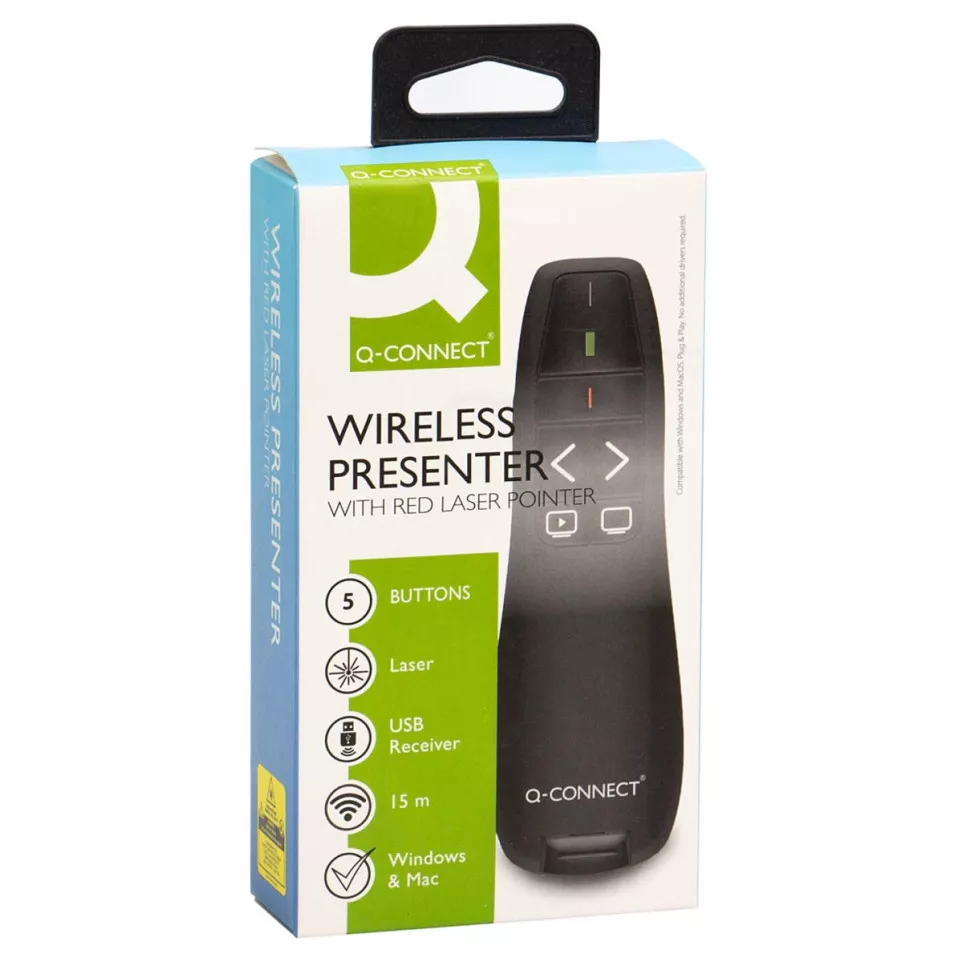 Q-CONNECT draadloze presenter met...