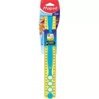 Maped Kidy Learn décimètre Kidygrip, 30 cm, couleurs assorties, blister de 1 pièces