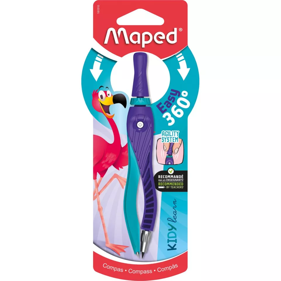 Maped Kidy Learn compas Kid'Z 360°,...