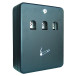 Q-CONNECT cendrier mural, 3 litre, noir