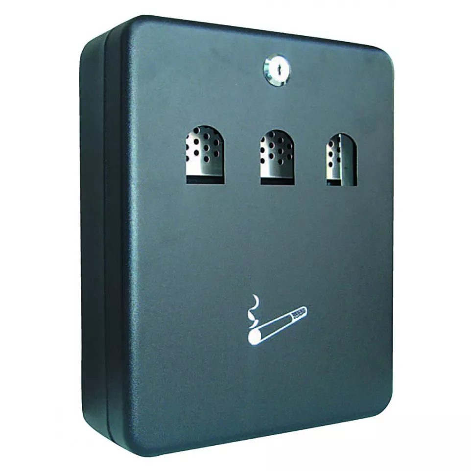 Q-CONNECT cendrier mural, 3 litre, noir