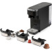 DOMO 4-in-1 Coffee Maker Nespresso Dolce Gusto Pods Ground Coffee Black DO748K