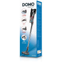 Domo steelstofzuiger 2 in 1 met oplaadbare batterij, 18,5 V, zwart